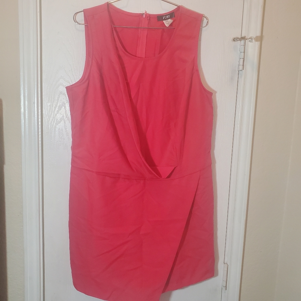 Fury Pink Rumper Jumpsuit sz 1X